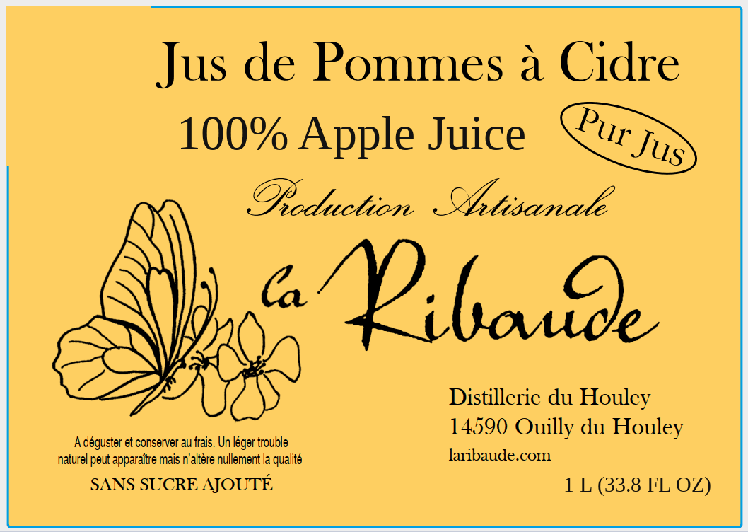 Apple Juice, Normandy bottle